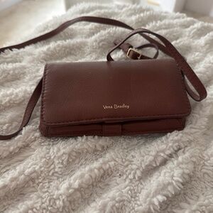 VERA BRADLEY BROWN BAG (used but good condition)